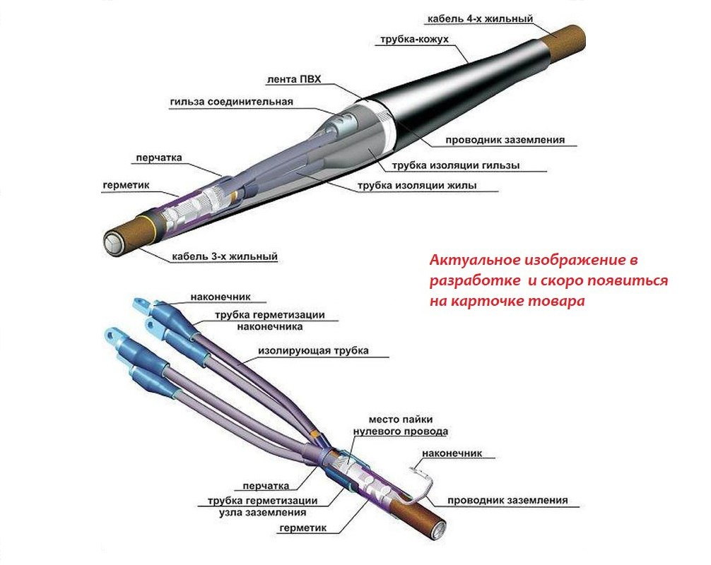 Муфта кабельная (3+1)ПСТ-1-25/50(Б)